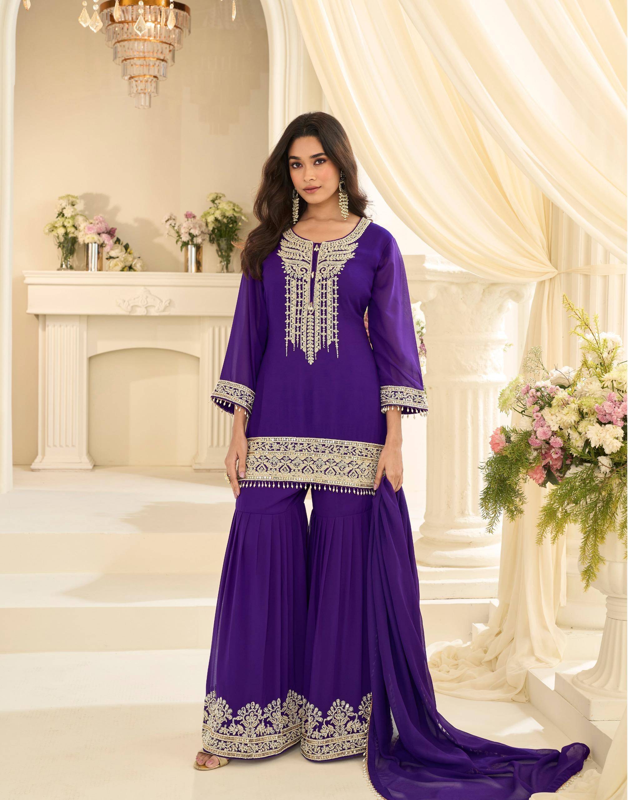 BANSURI By Sayuri Designer Festive Suits Collection Beautiful Stylish Fancy Colorful Party Wear & Occasional Wear Real Georgette Dresses At Wholesale Price